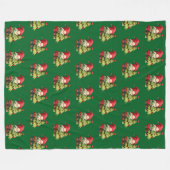 Weihnachtswichtel Fleecedecke (Vorderseite (Horizontal))