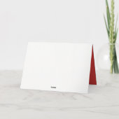 Weihnachtswidder-lustiges Feiertagskarte (Rückseite)