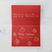 Weihnachtswidder-lustiges Feiertagskarte (Innenseite)