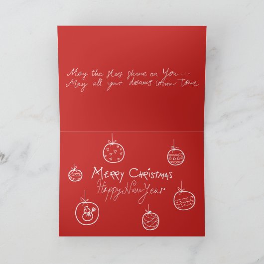 Weihnachtswidder-lustiges Feiertagskarte (Innenseite)