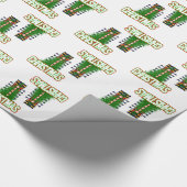 Weihnachtswiderstand-Baum-Feiertags-Packpapier Geschenkpapier (Ecke)