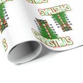 Weihnachtswiderstand-Baum-Feiertags-Packpapier Geschenkpapier (Rolleneckpunkt)