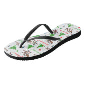 Weihnachtswild Badesandalen (Schrägansicht)