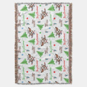Weihnachtswild Decke (Vorderseite Vertikal)
