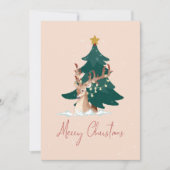 Weihnachtswild Feiertagskarte (Vorderseite)