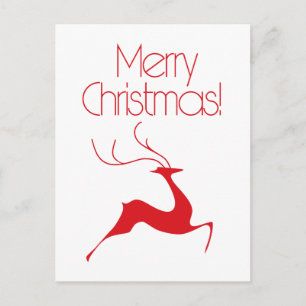 Weihnachtswild Feiertagspostkarte