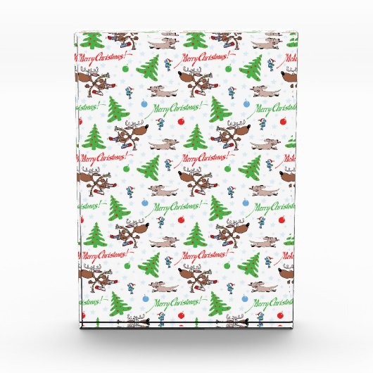 Weihnachtswild Fotoblock (Vorderseite)