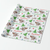 Weihnachtswild Geschenkpapier (Ungerollt)