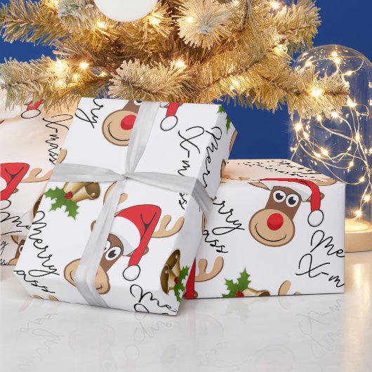 Weihnachtswild Geschenkpapier (Feiertage)