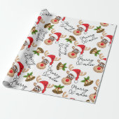 Weihnachtswild Geschenkpapier (Ungerollt)
