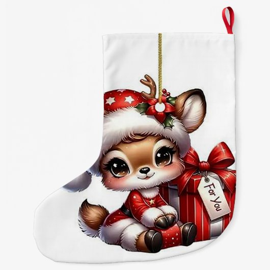 Weihnachtswild Großer Weihnachtsstrumpf (Rückseite)