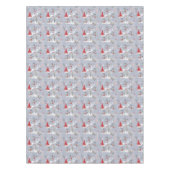 Weihnachtswild im Wald. Weihnachten, Hirsch Tischdecke (Vorderseite)