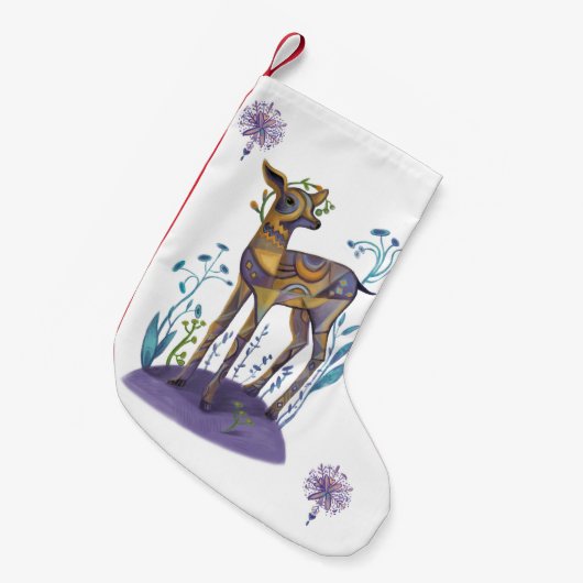 Weihnachtswild Kleiner Weihnachtsstrumpf (Vorderansicht (hängend))