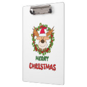 Weihnachtswild Klemmbrett (Links)