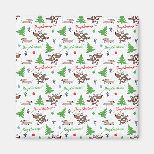 Weihnachtswild Magnet (Vorne)