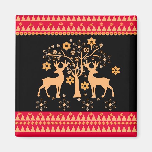 Weihnachtswild Magnet (Vorne)