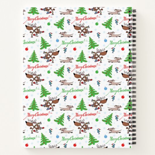 Weihnachtswild Notizblock (Rückseite)