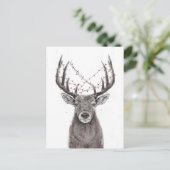 Weihnachtswild Postkarte (Stehend Vorderseite)