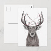 Weihnachtswild Postkarte (Vorne/Hinten)