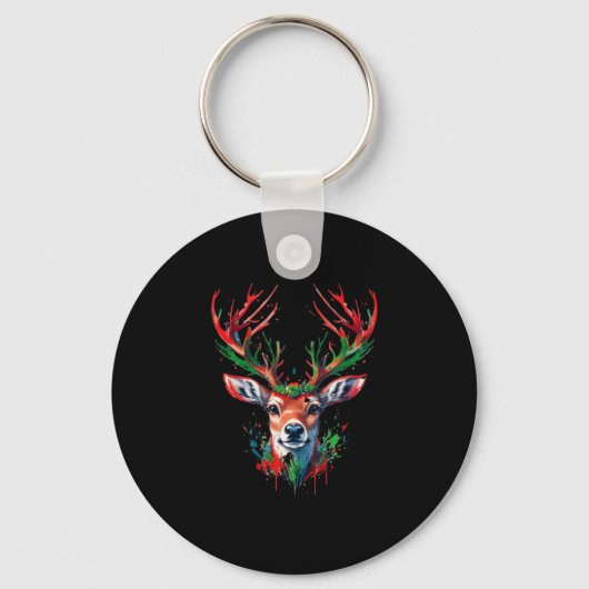 Weihnachtswild Schlüsselanhänger (Vorderseite)