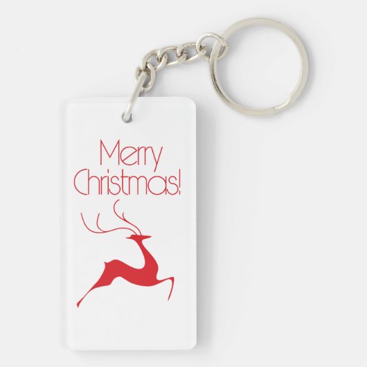 Weihnachtswild Schlüsselanhänger (Rückseite)
