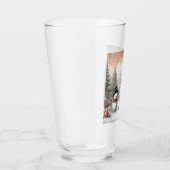 Weihnachtswild/Schneemann im klassischen Wald Glas (Rechts)