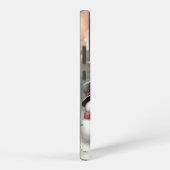 Weihnachtswild/Schneemann im klassischen Wald Samsung Galaxy Hülle (Rechte Seite)