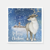 Weihnachtswild Serviette (Vorderseite)