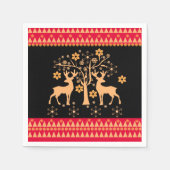 Weihnachtswild Serviette (Vorderseite)