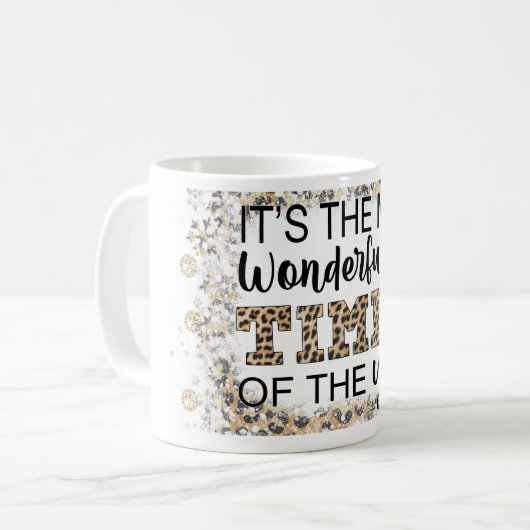 Weihnachtswild-Tasse Kaffeetasse (Vorderseite Links)