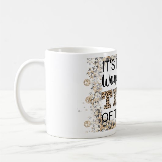 Weihnachtswild-Tasse Kaffeetasse (Links)