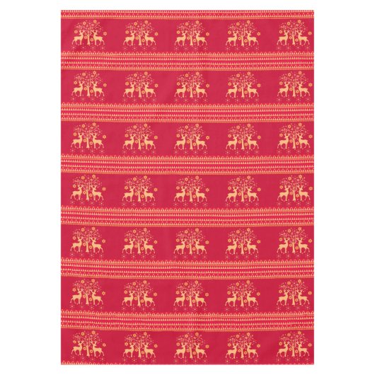 Weihnachtswild Tischdecke (Vorderseite)