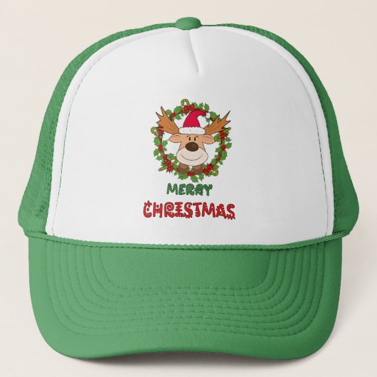 Weihnachtswild Truckerkappe (Vorderseite)