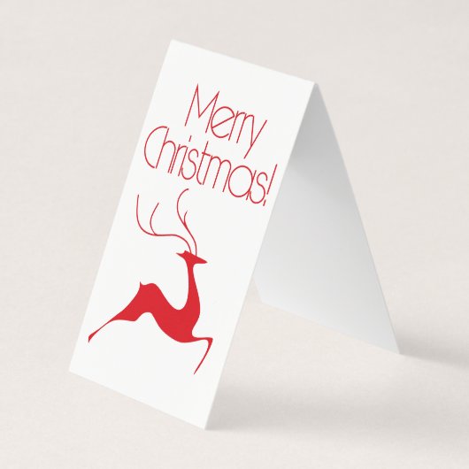 Weihnachtswild Visitenkarten (Vorderseite)