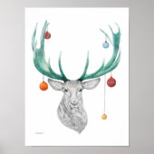 Weihnachtswild, Weihnachten, Urlaub, Neues Jahr 20 Poster (Vorne)