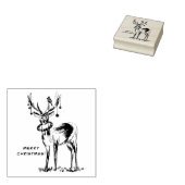 WeihnachtswildBriefmarke Gummistempel (Stempel)