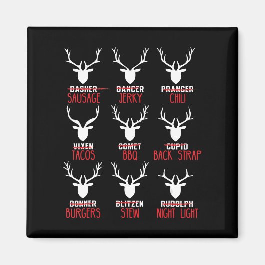 Weihnachtswildjäger aller Rentiere des Weihnachtsm Magnet (Vorne)