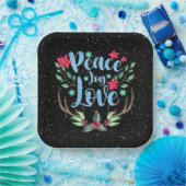 Weihnachtswildliebhaber mit Holly Pappteller (Party)