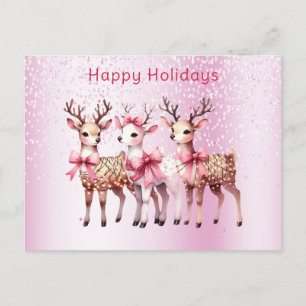 Weihnachtswildpostkarte Postkarte