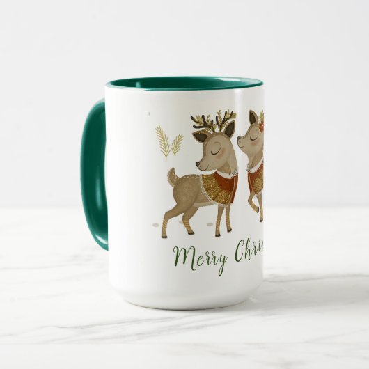 WeihnachtswildTasse Tasse (Vorderseite Links)