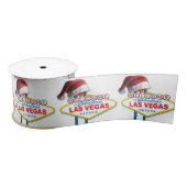 Weihnachtswillkommen zu Las Vegas-Zeichen Satinband (Spule)