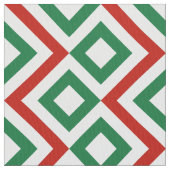 Weihnachtswindungs-geometrisches Muster-Gewebe Stoff (Nahaufnahme)