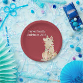 Weihnachtswinkel anpassbar pappteller (Party)