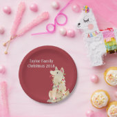 Weihnachtswinkel anpassbar pappteller (Party)