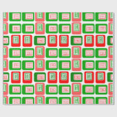 Weihnachtswinkel Geschenkpapier (Flach)