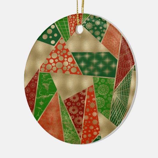 Weihnachtswinkel Keramik Ornament (Links)