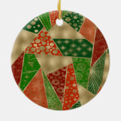 Weihnachtswinkel Keramik Ornament (Hinten)