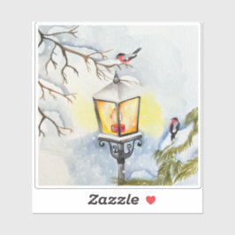 Weihnachtswinterlandschaft Aufkleber