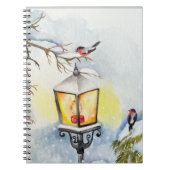 Weihnachtswinterlandschaft Notizblock (Vorderseite)