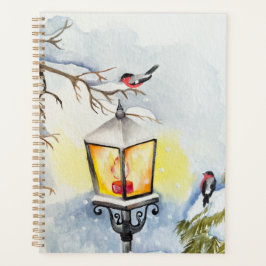 Weihnachtswinterlandschaft Planer